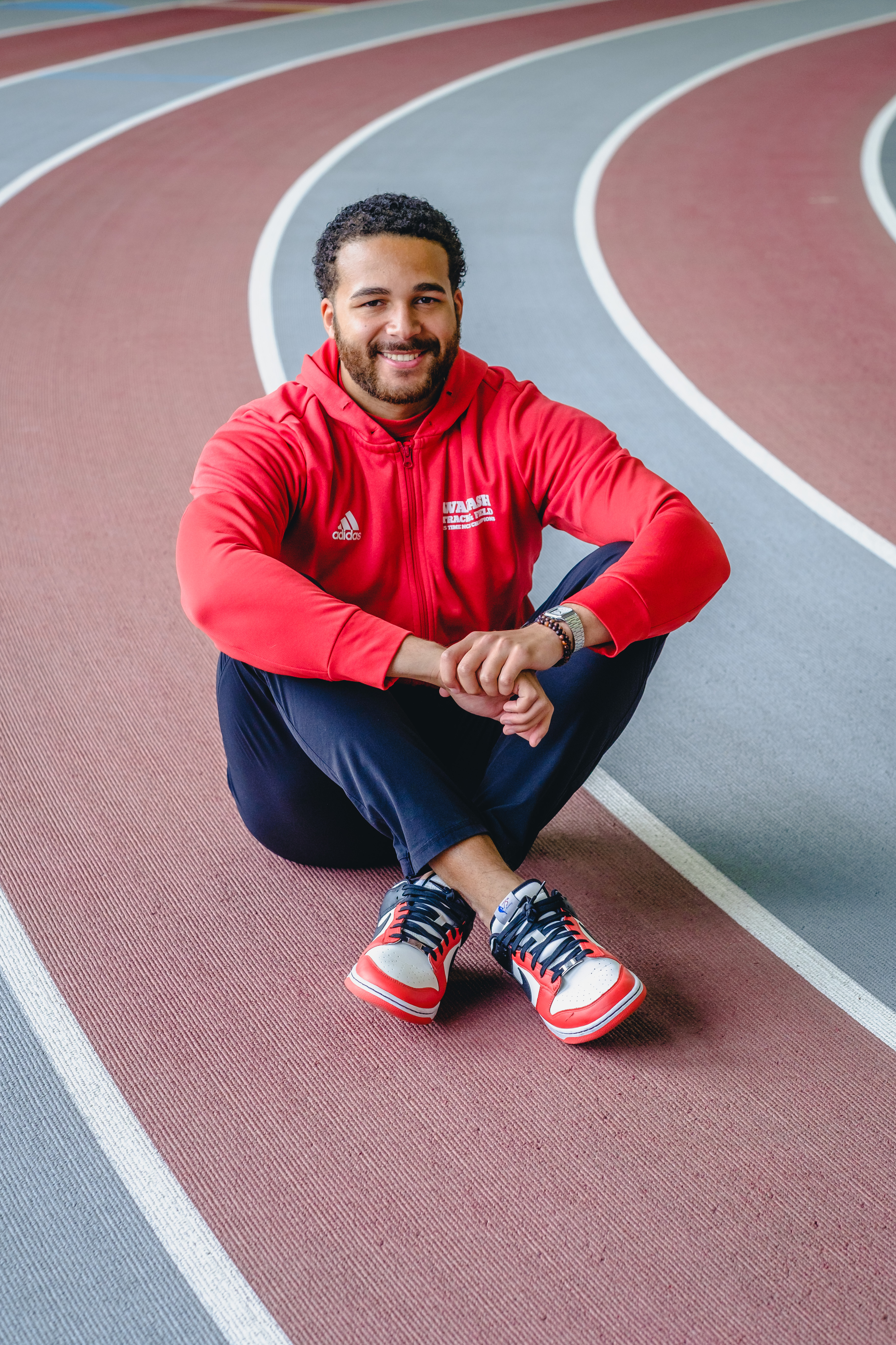 Reis Thomas has helped the Wabash track and field teams win five North Coast Athletic Conference championships.